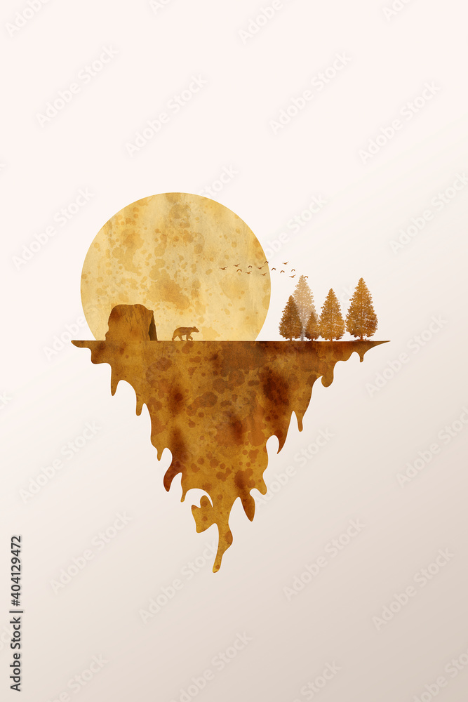 Minimal landscape – Bear habitat