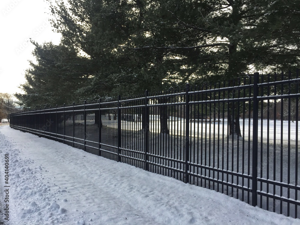 Black Gate in the snow