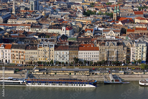 Aerial Budapest City Hungary