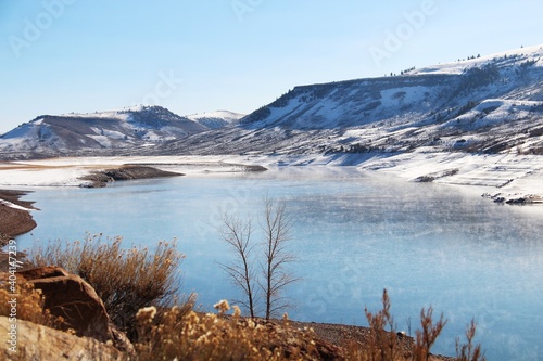Shimmering water in Curecanti National Recreation Area in Colorado
