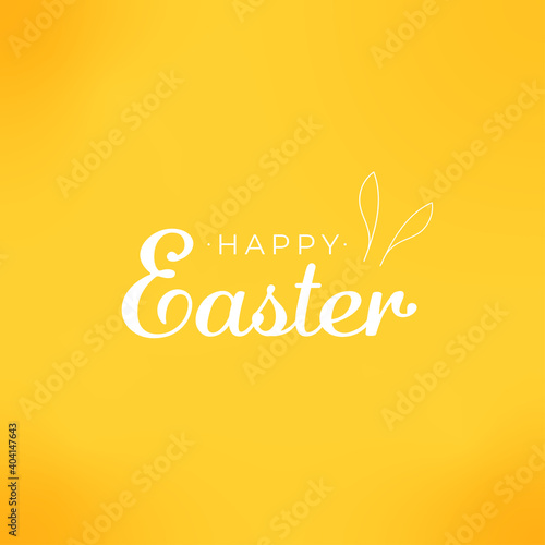 Happy Easter banner with greetings