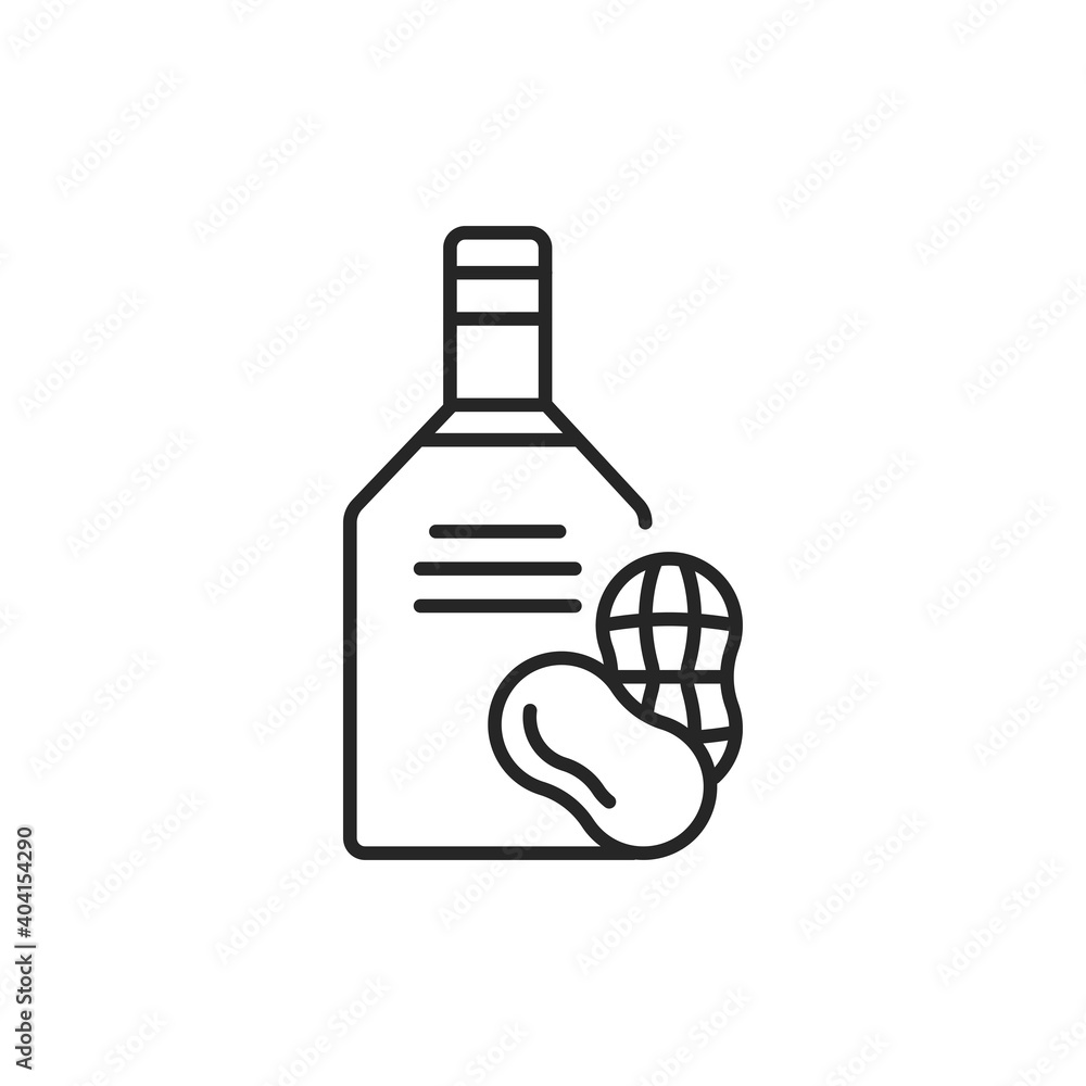 Peanut vegetable oil glass bottle Peanut vegetable oil glass bottle
