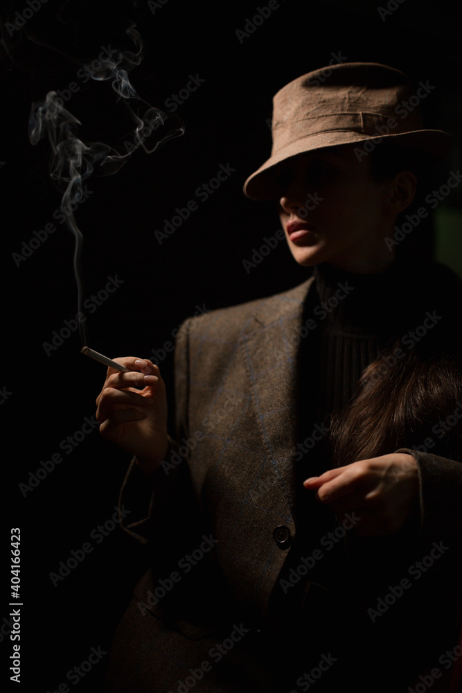 girl with a cigarette and in the dark girl with a cigarette and in the dark