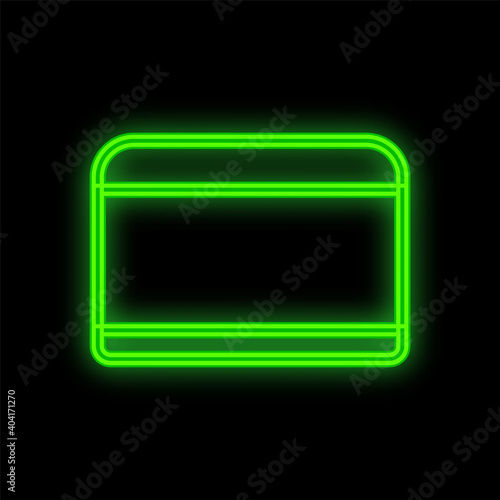 neon green packaging for cream on a black background. ecological jar for products for face. Cosmetic products for makeup artists, cosmetologists. with environmental protection. illustration