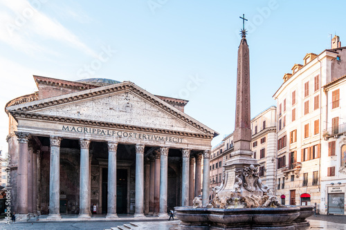 Panthéon und Obelisk in Rom, Italien