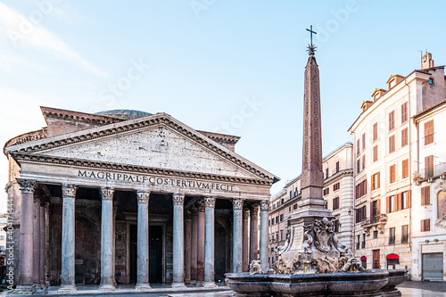 Obelisco del Pantheon in Rom, Italien