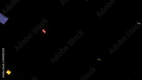 カラフル 紙吹雪