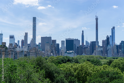 Manhattan over little forest © sayrhkdsu