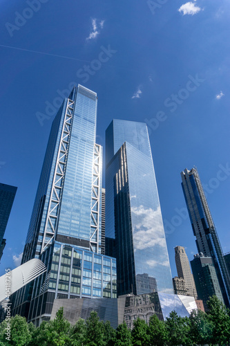 Look up at stunning buildings in New York  the world s largest city.