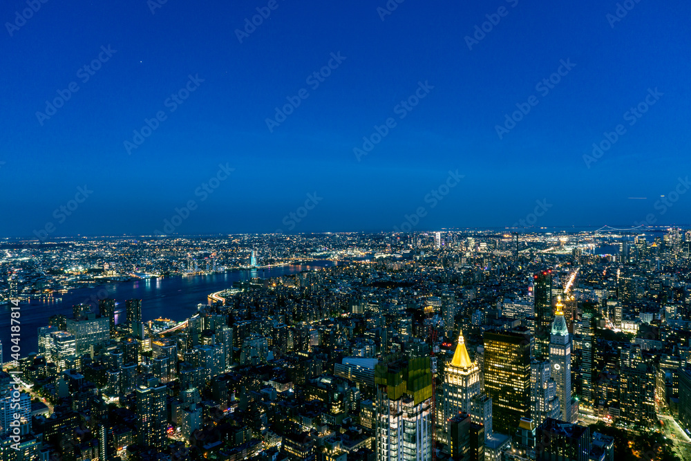 Obraz premium Stunning city view of New York city