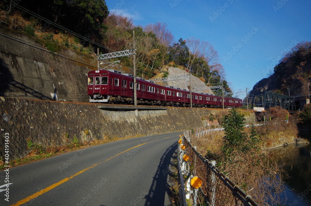 Obraz premium 能勢電車