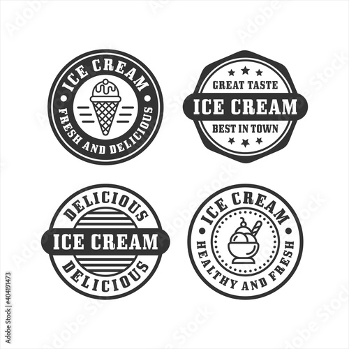 Ice cream stamp premium collectiction