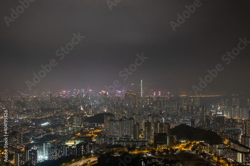 Kowloon in the night