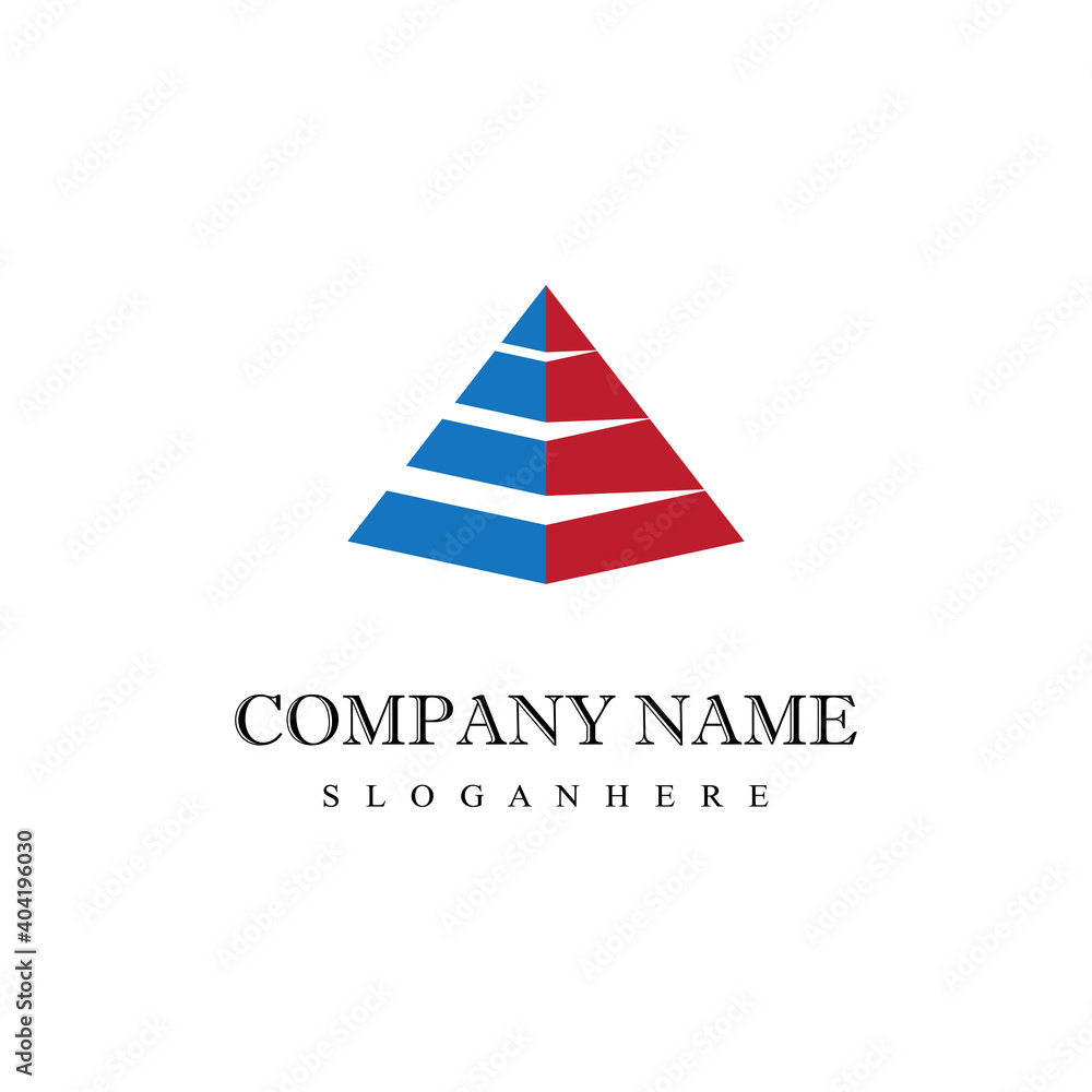 Triangle Logo Template vector icon illustration design Triangle Logo Template vector icon illustration design
