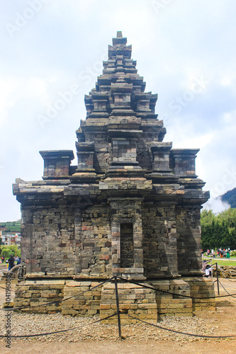 Sembadra Temple in Dieng Temple Complex tourism object, which was founded by the Sanjaya dynasty in the 8th century AD in Dieng, Indonesia photo