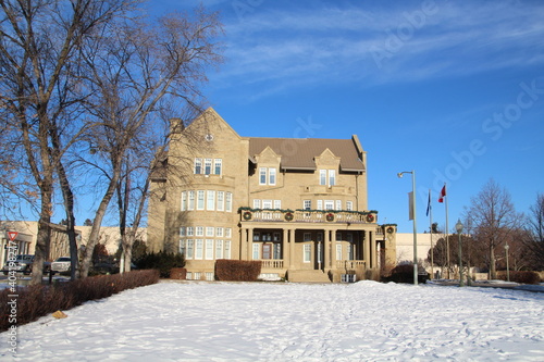 Winter At Government House, Edmonton, Alberta