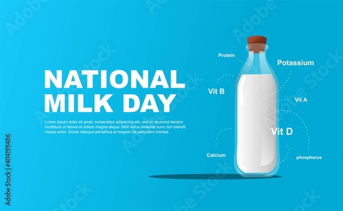 National Milk Day Vector AD255