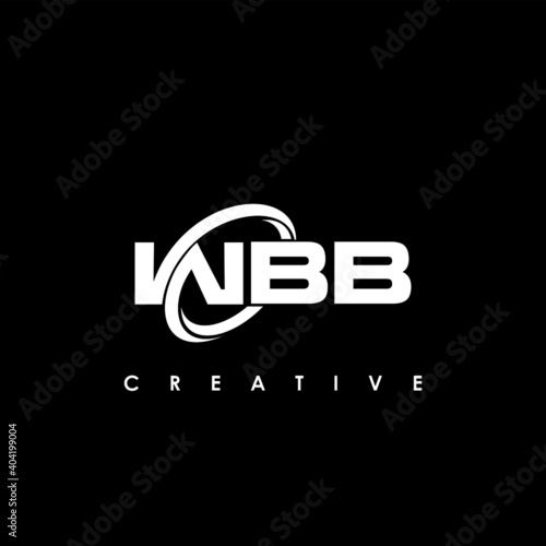 WBB Letter Initial Logo Design Template Vector Illustration