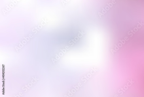 Light Pink vector blurred shine abstract template.
