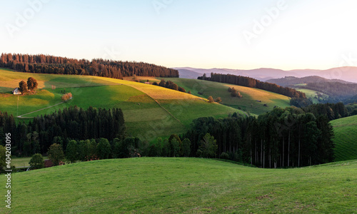 Landscape near St. Märgen in The Black Forest