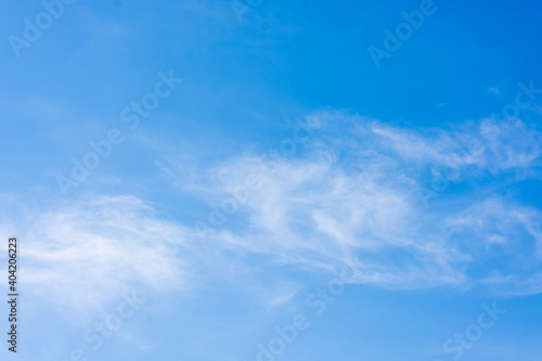 blue sky with clouds