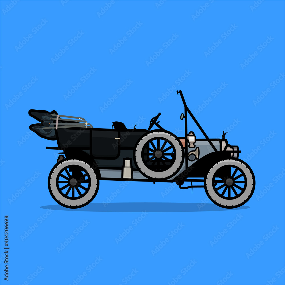 car vector model t Stock Illustration | Adobe Stock