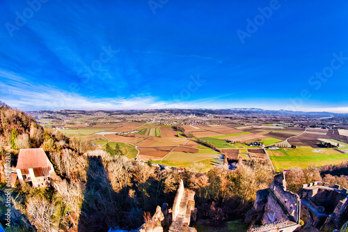 View from the Schaunberg castle ruins in the Hartkirchen district of Upper Austria © Elmar Kriegner