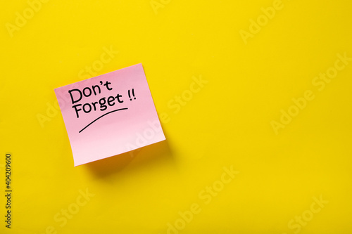 Don't forget date meeting reminder photo