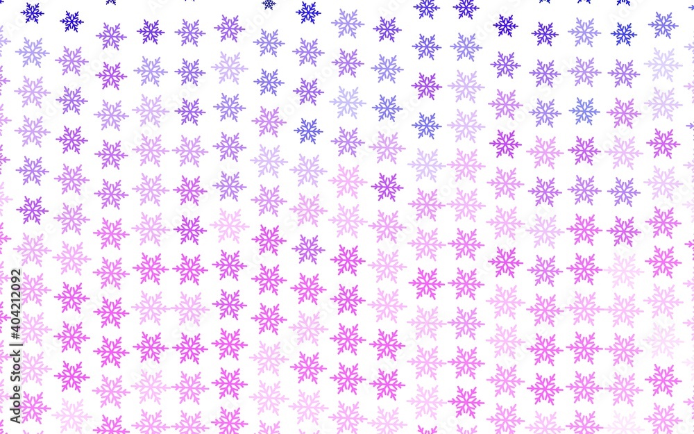 Light Purple vector layout with bright snowflakes, stars. Light Purple vector layout with bright snowflakes, stars.