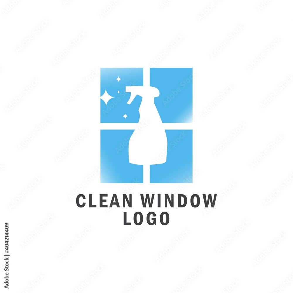 clean window logo design vector clean window logo design vector