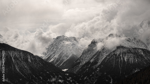 Swiss mountain panorama