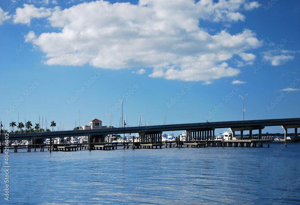 Brücke über den Manatee River, Bradenton, Florida