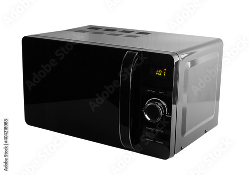 Black microwave isolated