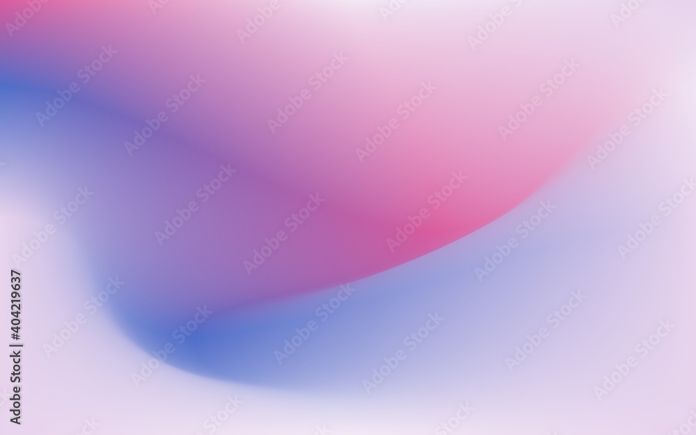 Blurry modern abstract with dynamic gradient mesh background with smooth color combination such as pink, purple, and blue.