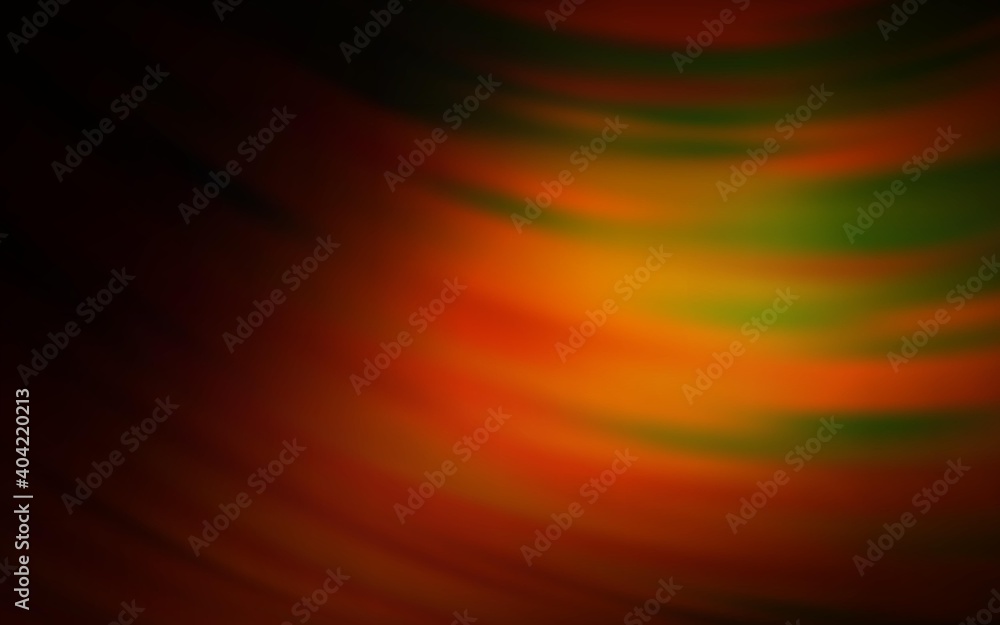 Dark Orange vector backdrop with curved lines. Dark Orange vector backdrop with curved lines.