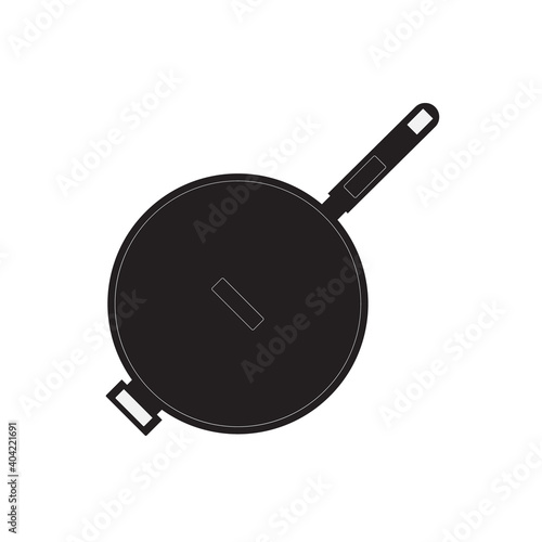 Kitchen pan vector