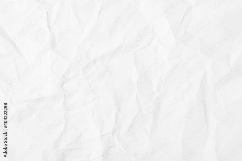 Fototapeta premium White crumpled paper