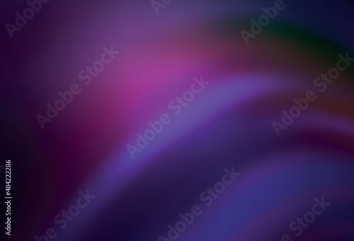 Dark Purple vector blurred bright texture.