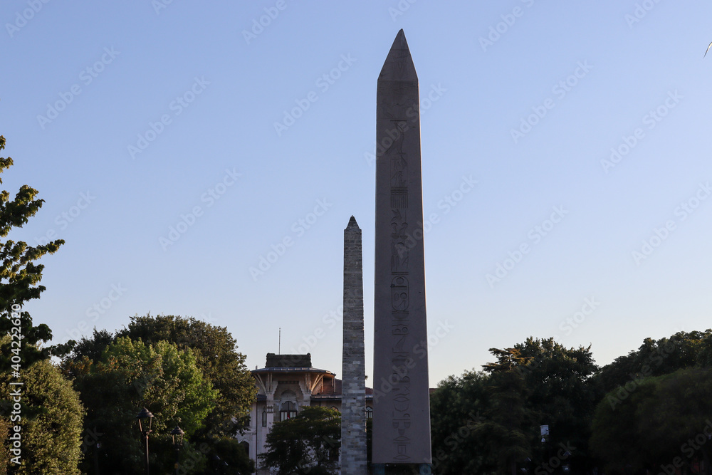 The Obelisk of Theodosius (Turkish: Dikilitaş) is the Ancient Egyptian obelisk of Pharaoh Thutmose III re-erected in the Hippodrome of Constantinople 