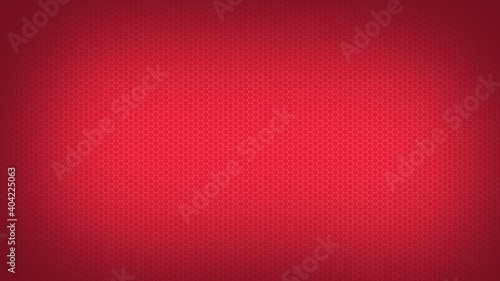 Abstract Red Hexagon background, wallpaper illustration.