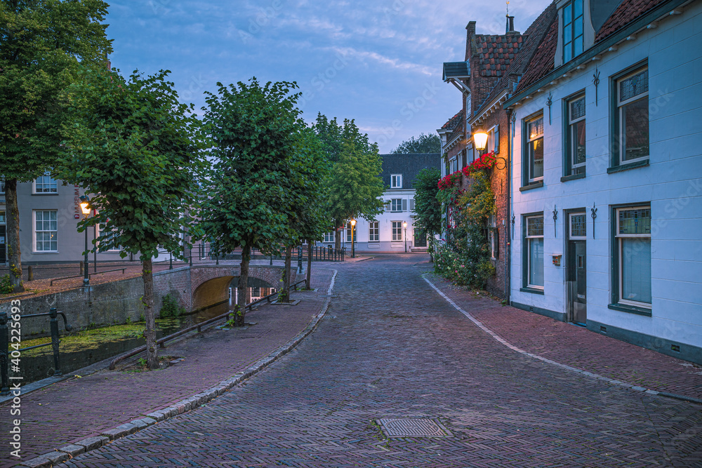 Centre of Amersfoort in the early morning
