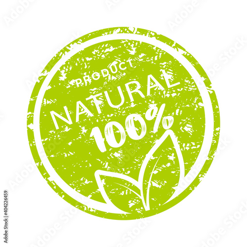 Product natural, rubber stamp, warranty eco food
