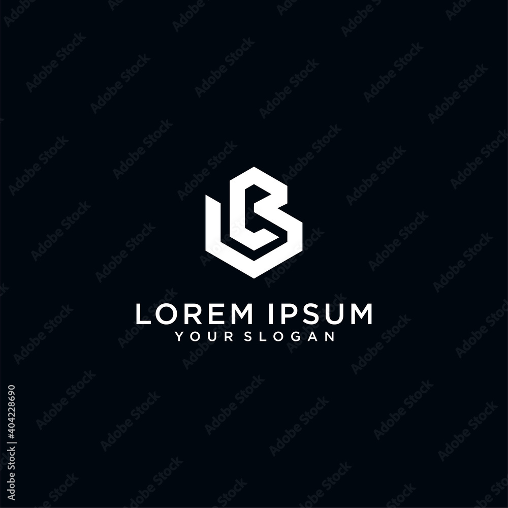 Creative letter B logo design with modern concept for the company Premium Vector. part 7 Creative letter B logo design with modern concept for the company Premium Vector. part 7