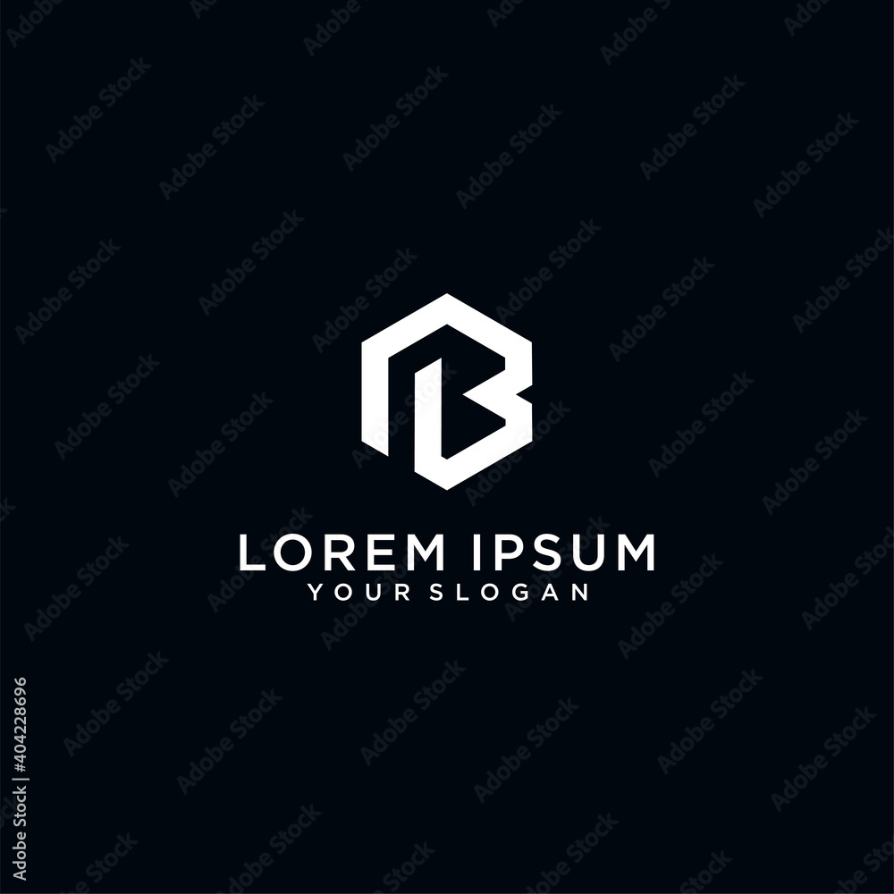 Creative letter B logo design with modern concept for the company Premium Vector. part 8 Creative letter B logo design with modern concept for the company Premium Vector. part 8