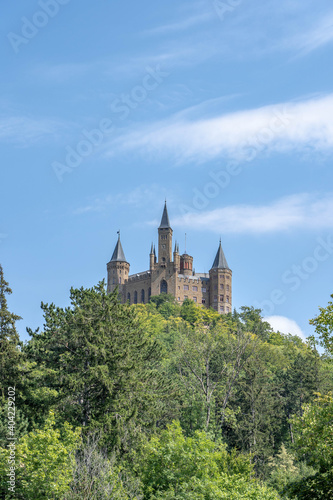 Medival Castle on top of hills near Stuttguart in Germany