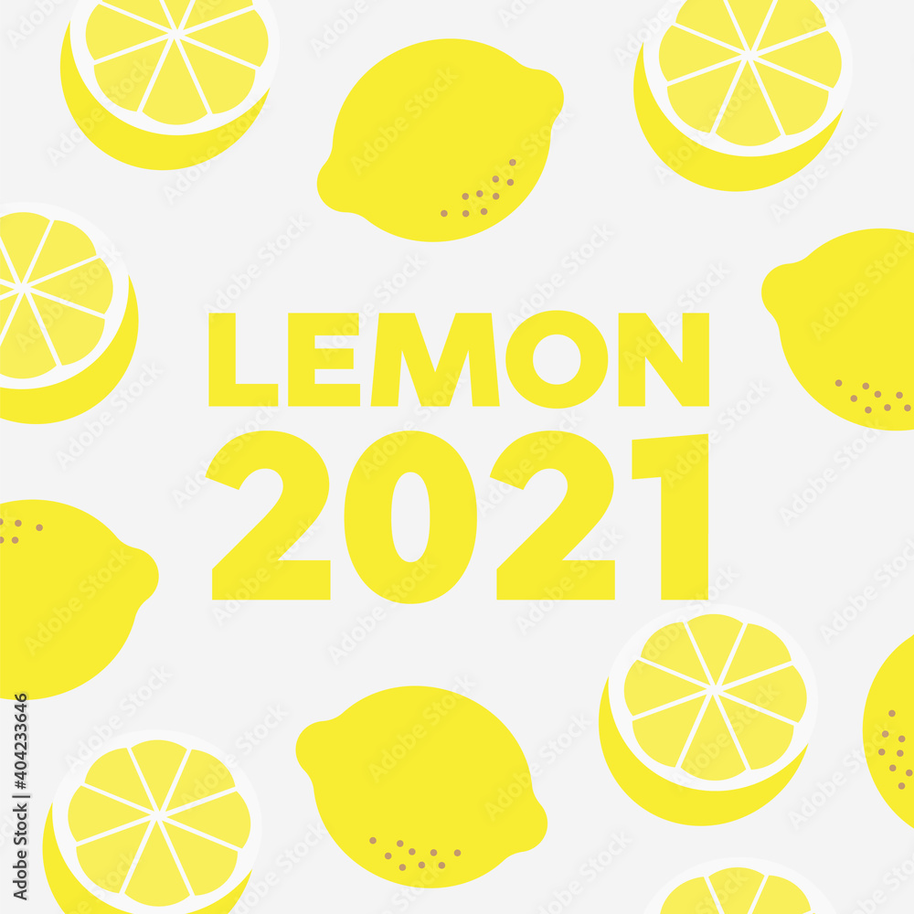 Juicy lemons background. Pattern for print on fabric