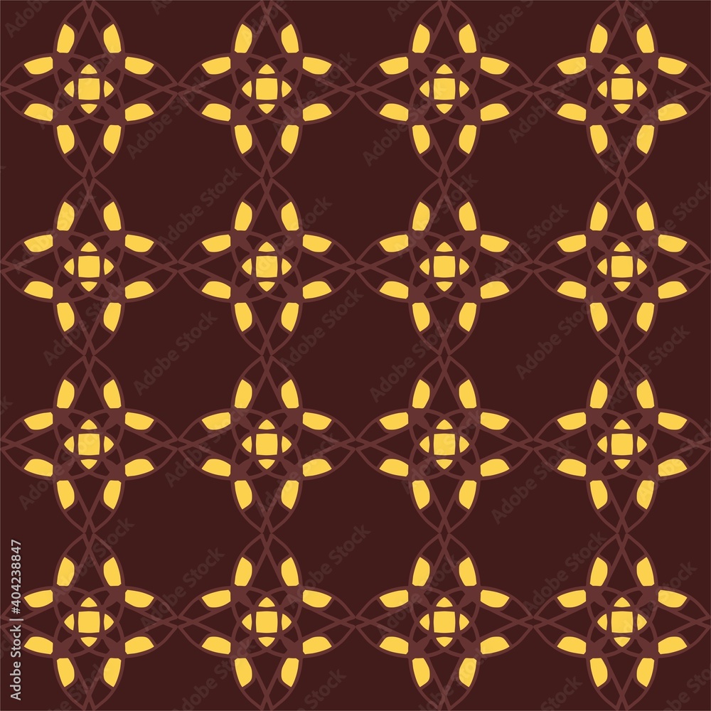 seamless pattern yellow light soft brown mandala floral flat design vector illustration culture vintage color background interior seamless pattern yellow light soft brown mandala floral flat design vector illustration culture vintage color background interior