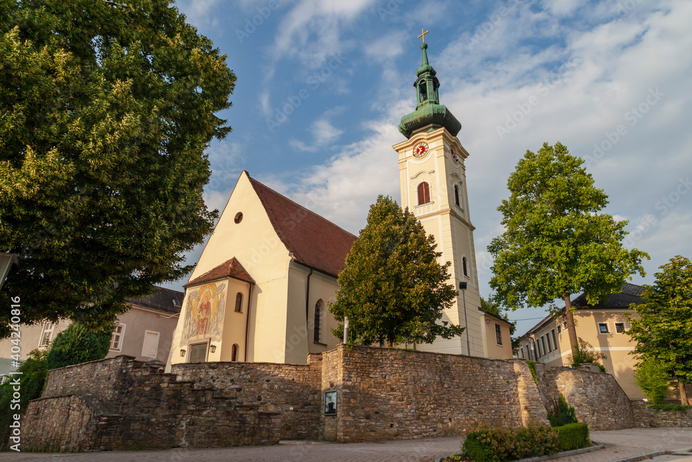 Church in Gerersdorf. Austria
