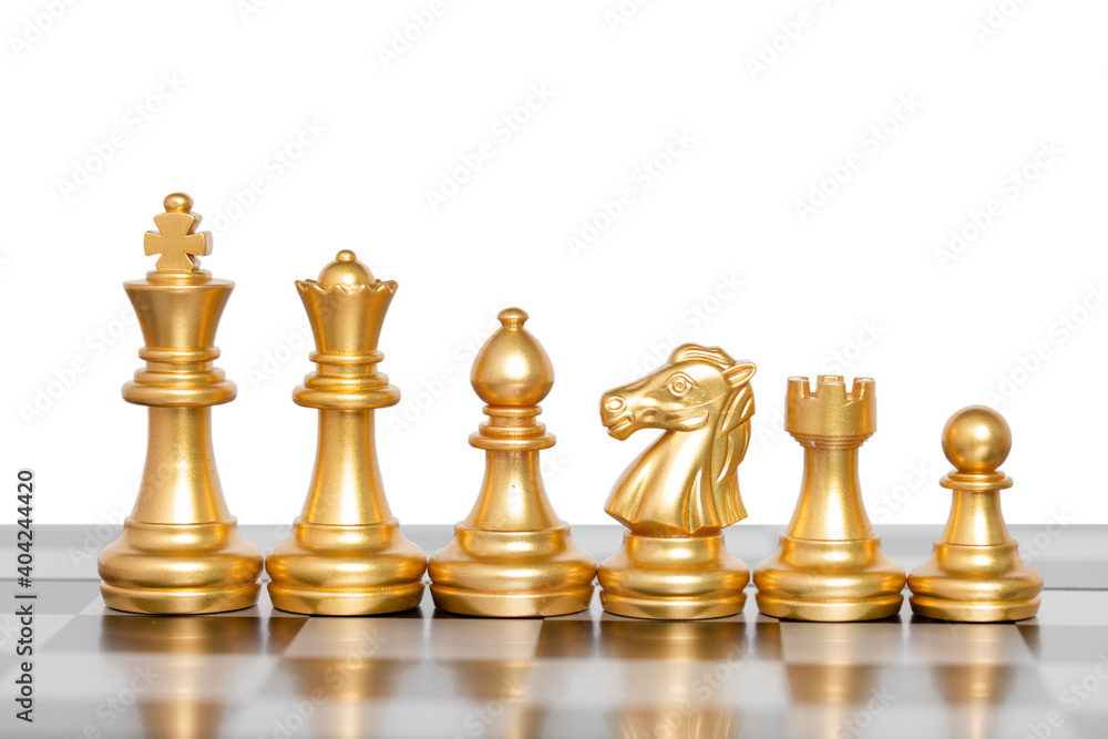 Set of chess pieces, chessboard game isolated on white background.clipping path. Set of chess pieces, chessboard game isolated on white background.clipping path.