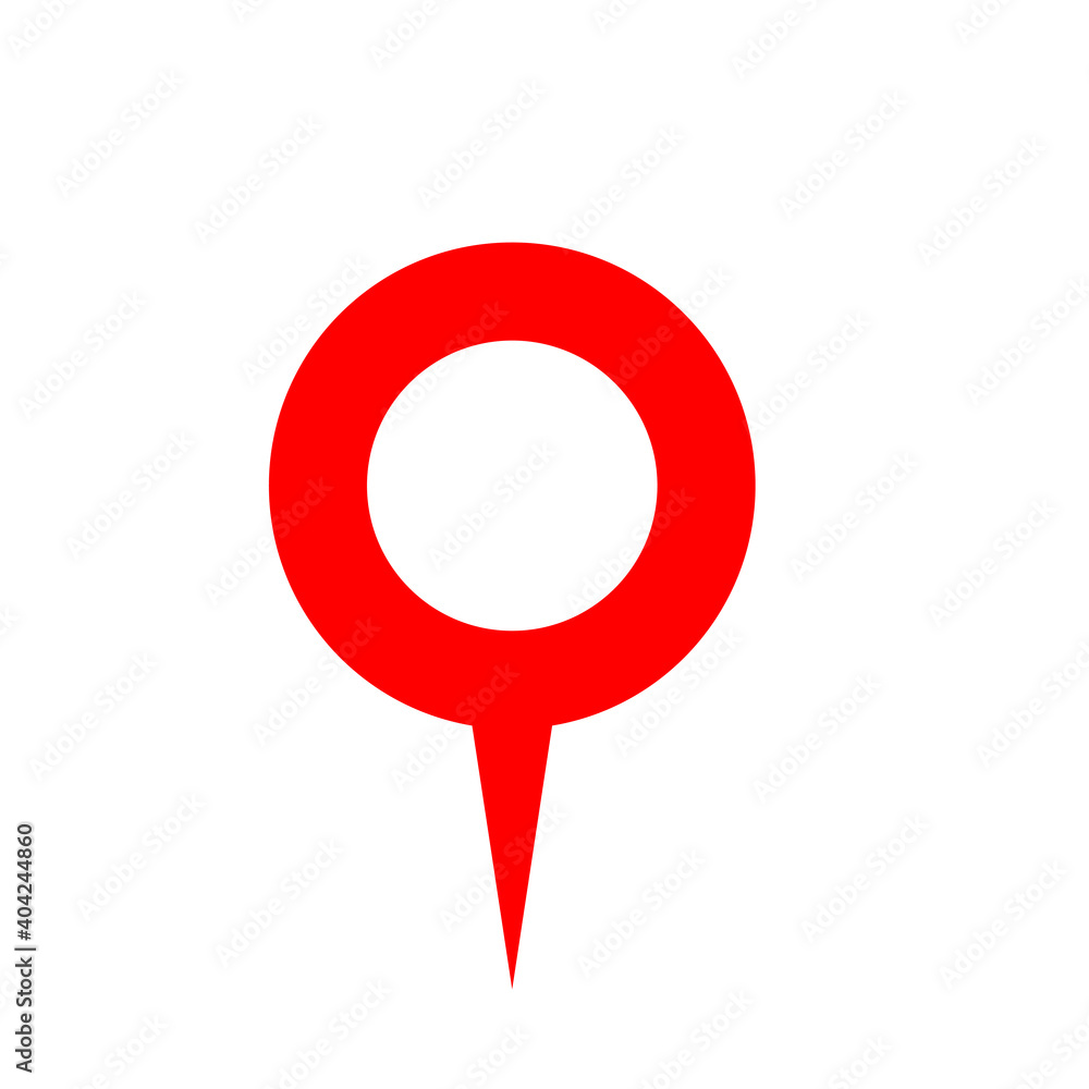 Location map icon, gps pointer mark Location map icon, gps pointer mark